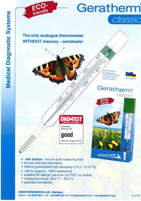 TERMOMETO ECOLOGICO NO MERCURIO